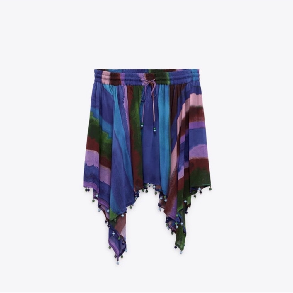 Zara Multicolor Mini Skirt - Picture 4 of 7
